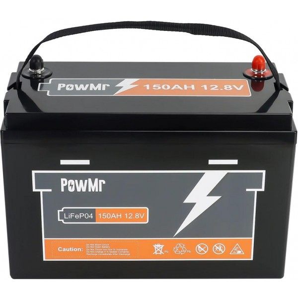 Акумулятор для ДБЖ PowMr LiFePO4 12,8V 150Ah (POW-150AH-12.8V) id_415 фото