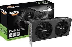 INNO3D GeForce RTX 5060 8GB TWIN X2 OC V2 (N50602-08D7X-195071N) 37655 фото