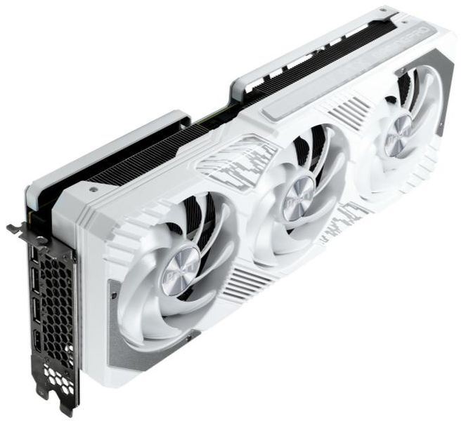 Відеокарта Palit GeForce RTX 4070 Ti SUPER GamingPro White OC (NED47TST19T2-1043W) 459905 фото