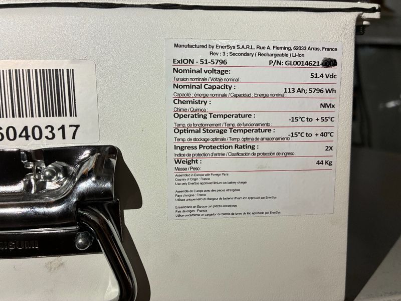 Заводська акумуляторна збірка  Li-ion 14s 113a, 5796w, 48 v id_1074 фото