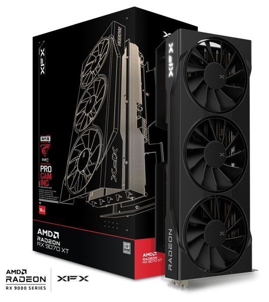 XFX Swift AMD Radeon RX 9070XT Triple Fan Gaming Edition (RX-97TSWF3B9) 36637 фото