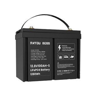 Акумулятор для ДБЖ/інвертора Datou Boss LiFePO4 12V 100Ah 127641388 фото