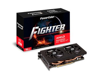 Відеокарта PowerColor Radeon RX 7600 XT 16 GB Fighter (RX 7600 XT 16G-F) 461836 фото