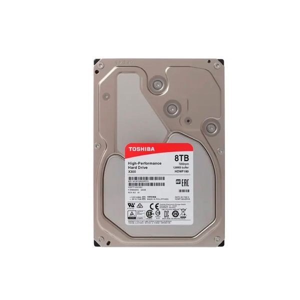 Жорсткий диск Toshiba X300 8 TB (HDWF180UZSVA) 231121 фото