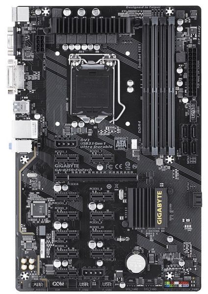 Gigabyte GA-B250-FinTech (s1151, Intel B250) id_42 фото