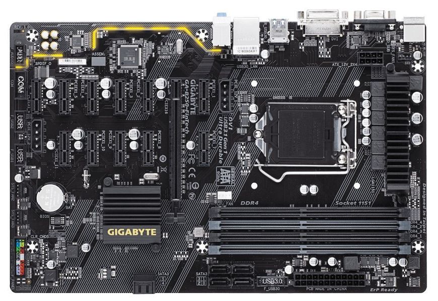 Gigabyte GA-B250-FinTech (s1151, Intel B250) id_42 фото