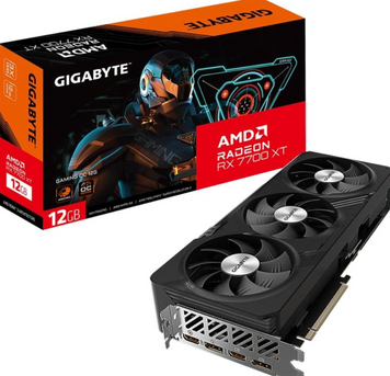 Відеокарта GIGABYTE Radeon RX 7700 XT GAMING OC 12G (GV-R77XTGAMING OC-12GD) 444527 фото