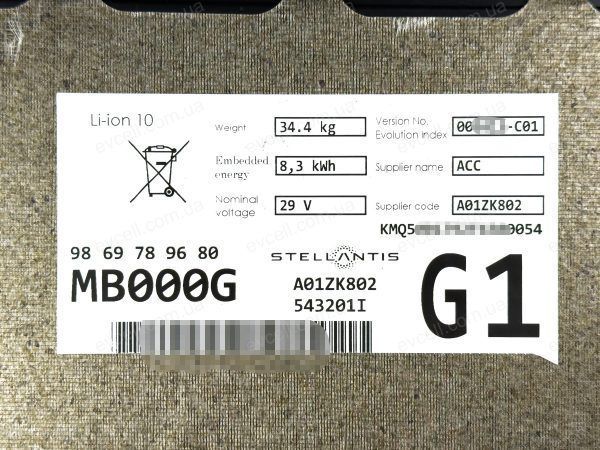 Акумуляторна збірка 8,3kW Li-ion-gen3 на базі 140Аh id_1016 фото