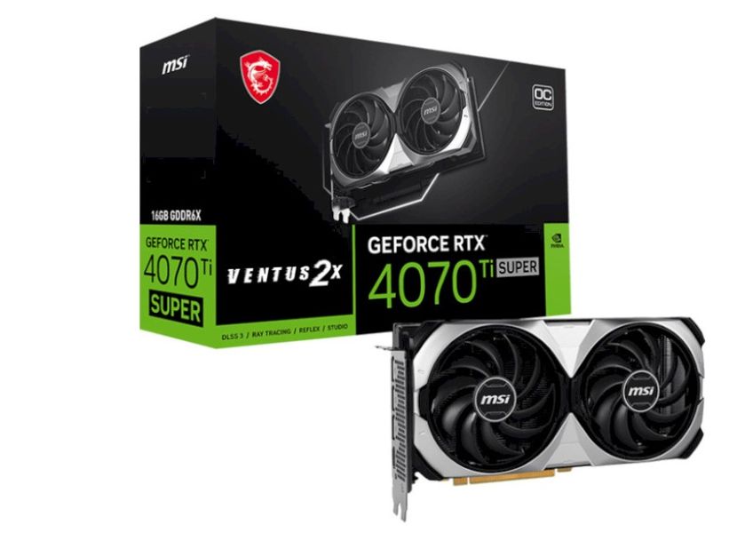 Відеокарта MSI RTX4070Ti SUPER 16G VENTUS 2X OC V513-615R 459891 фото