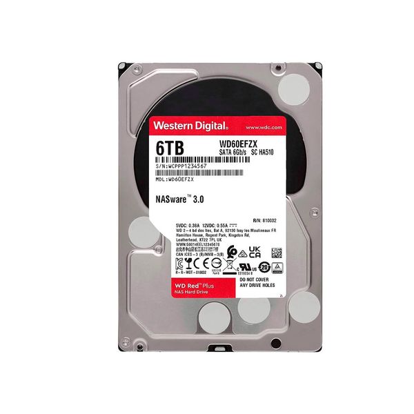 Жорсткий диск WD Red Plus 6 TB (WD60EFZX) 231124 фото