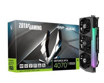 Відеокарта Zotac GAMING GeForce RTX 4070 Ti SUPER AMP HOLO 16GB (ZT-D40730F-10P) 227168 фото