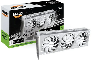 INNO3D GeForce RTX 5080 X3 OC WHITE (N50803-16D7X-17605211) 36249 фото