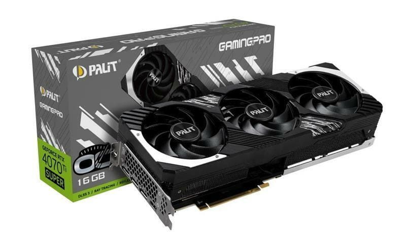 Відеокарта Palit GeForce RTX 4070 Ti SUPER GamingPro OC (NED47TSH19T2-1043A) 459906 фото