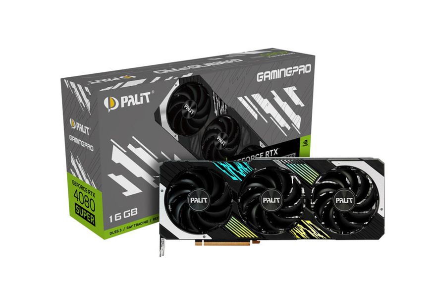 Відеокарта Palit GeForce RTX 4080 SUPER GamingPro 16 GB (NED408S019T2-1032A) 35259 фото