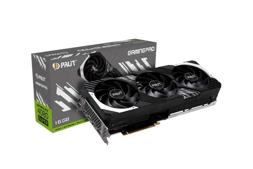 Відеокарта Palit GeForce RTX 4080 SUPER GamingPro 16 GB (NED408S019T2-1032A) 35259 фото