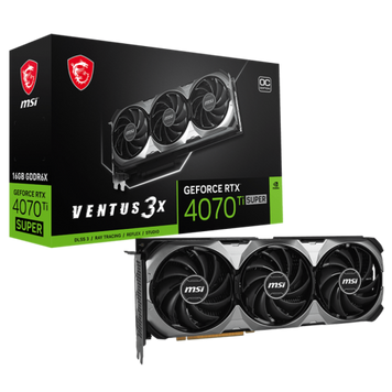 Відеокарта MSI GeForce RTX 4070 Ti SUPER 16G VENTUS 3X OC id_355 фото